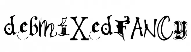 debmixedfancy  Fuentes Gratis Descargar