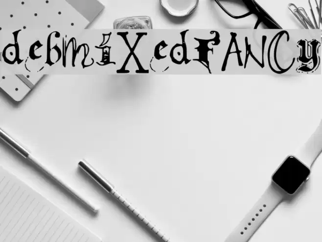 debmixedfancy Font examples