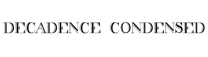 decadence condensed  baixar fontes gratis