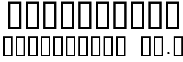decadence condensed Font OTHER CHARS