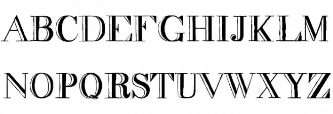 decadence condensed Fonte MAIÚSCULAS