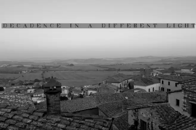 decadence in a different light Schriftart examples