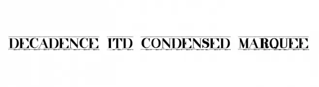 decadence itd condensed marquee 