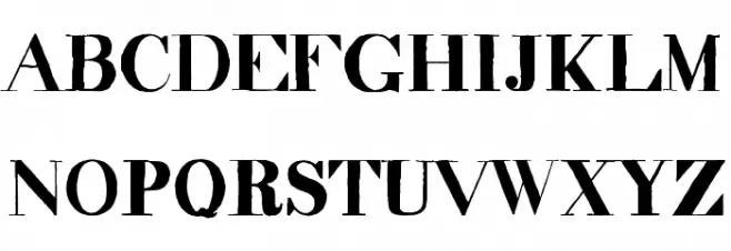 decadence itd condensed marquee Fonte MAIÚSCULAS