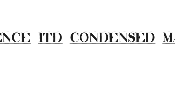 decadence itd condensed marquee Logo