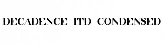 decadence itd condensed 