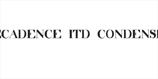 decadence itd condensed Logo