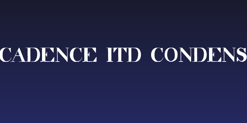 decadence itd condensed Social Header