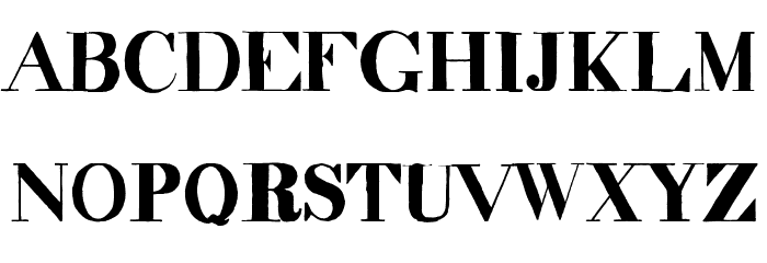 decadence itd condensed Font LOWERCASE