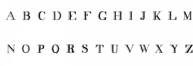 decadence without the diamonds フォント 小文字