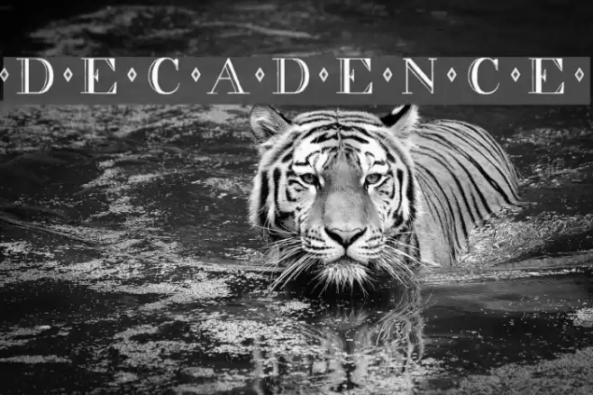 decadence Font examples