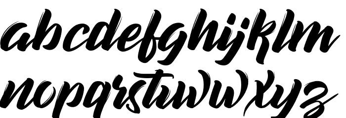 decalledscript Font LOWERCASE