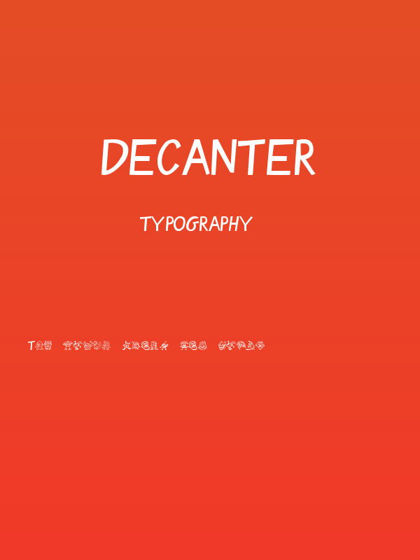 decanter Poster