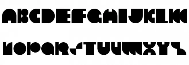 deccodisco Schriftart Groß