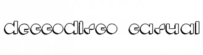 deccodisco_casual  Free Fonts Download