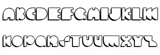 deccodisco_casual Schriftart Groß
