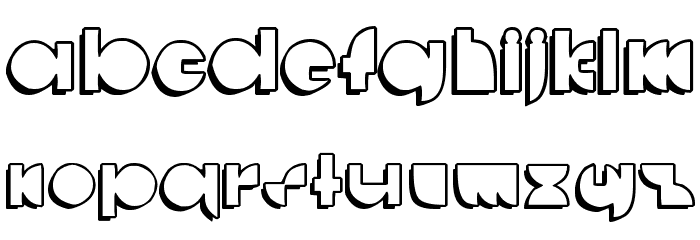 deccodisco_casual Schriftart Kleinbuchstaben