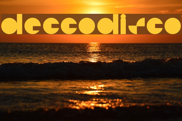 deccodisco Font examples