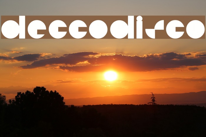 deccodisco Font examples