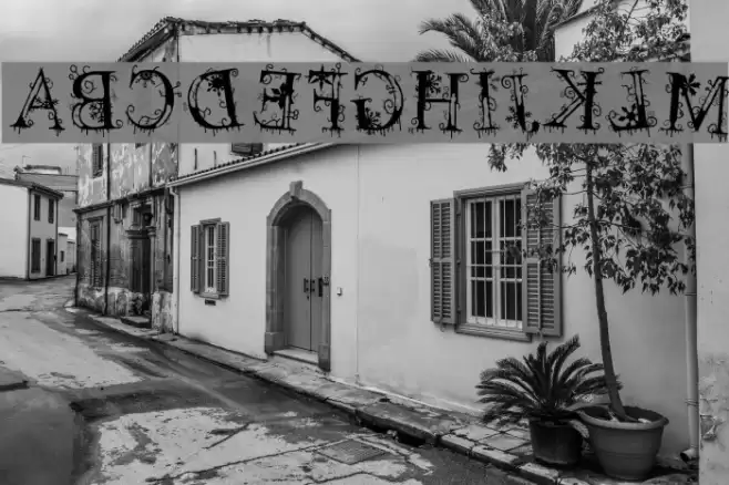 decemberice Font examples