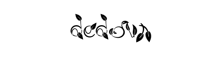 dedaun  免费字体下载