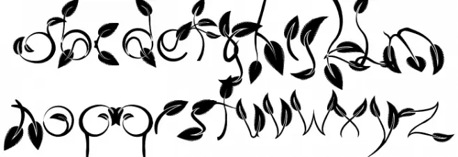 dedaun Schriftart Groß