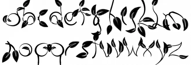 dedaun Caratteri MINUSCOLO