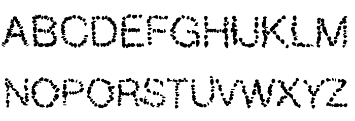 dedos Font Alte caractere