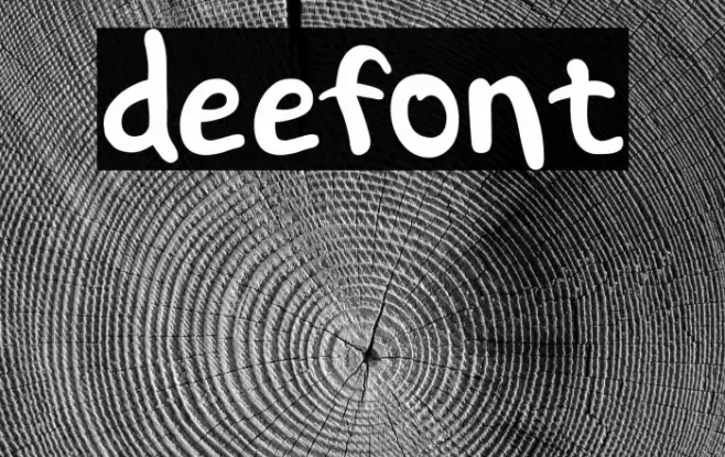 deefont Font examples