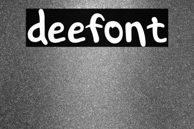 deefont Font examples