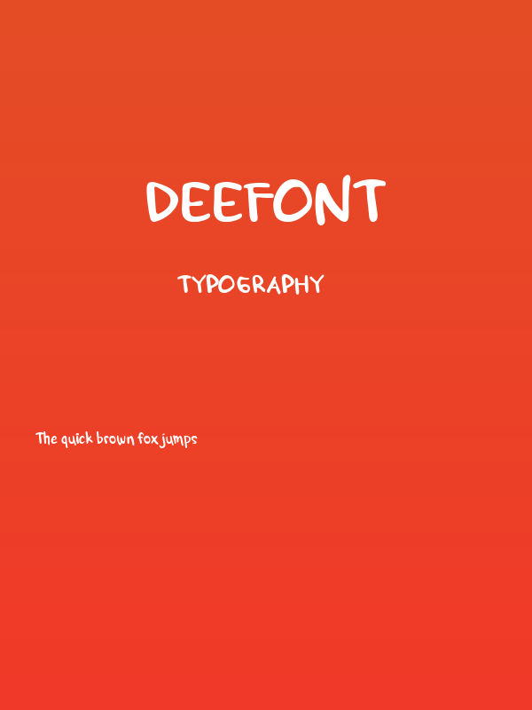 deefont Poster