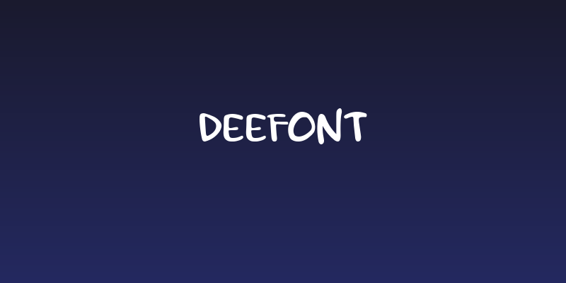 deefont Social Header