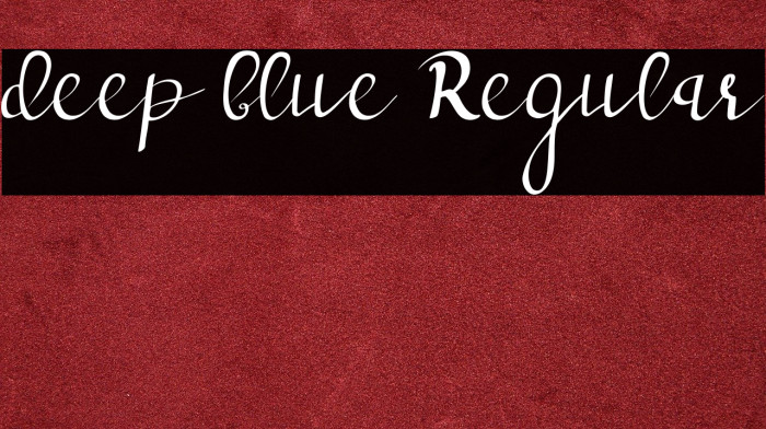 deep blue Regular Fuentes examples