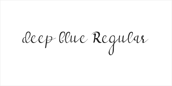 deep blue Regular Logo
