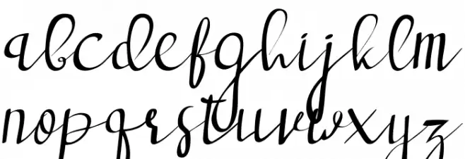 deep blue Regular フォント 小文字