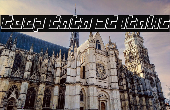 deep data 3d italic Example 1