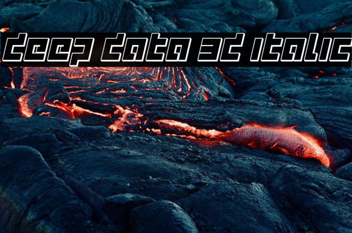 deep data 3d italic Example 2