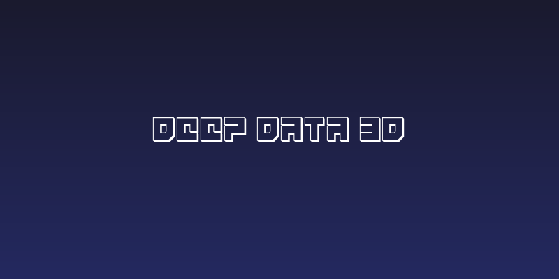 deep data 3d Social Header