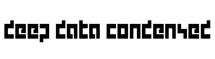 deep data condensed  नि: शुल्क फ़ॉन्ट्स डाउनलोड