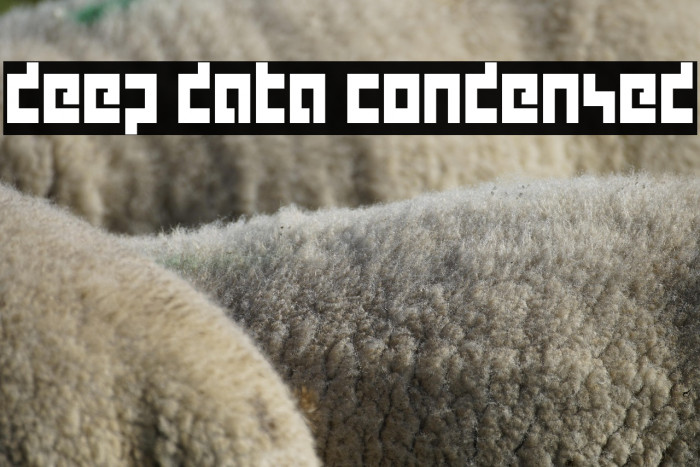 deep data condensed Example 1