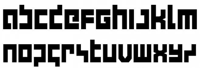 deep data condensed Font LOWERCASE