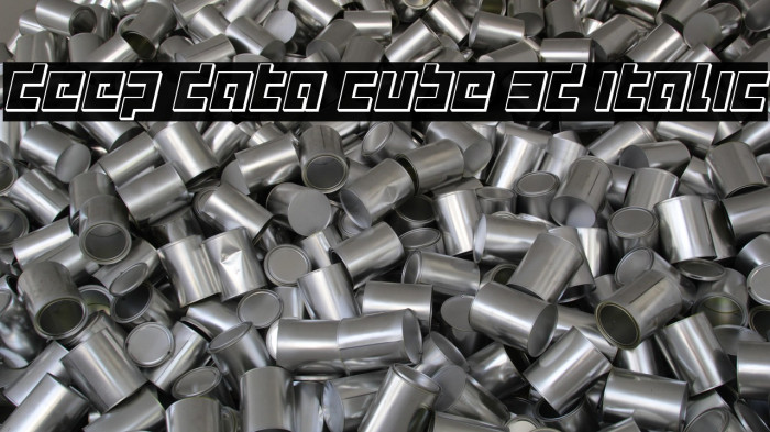 deep data cube 3d italic Example 3