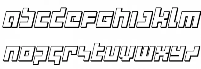 deep data cube 3d italic 字体 小写