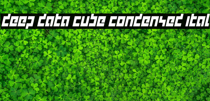 deep data cube condensed ital Example 3