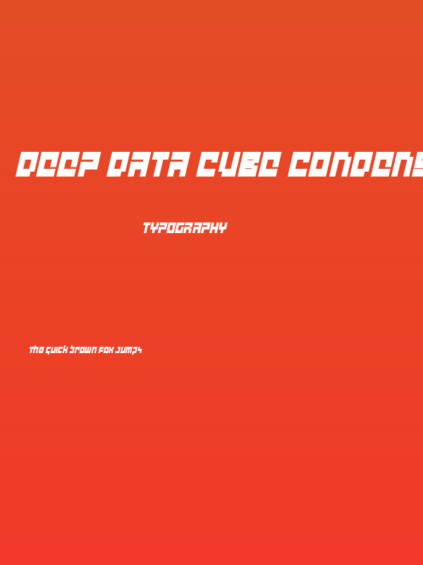 deep data cube condensed ital Poster