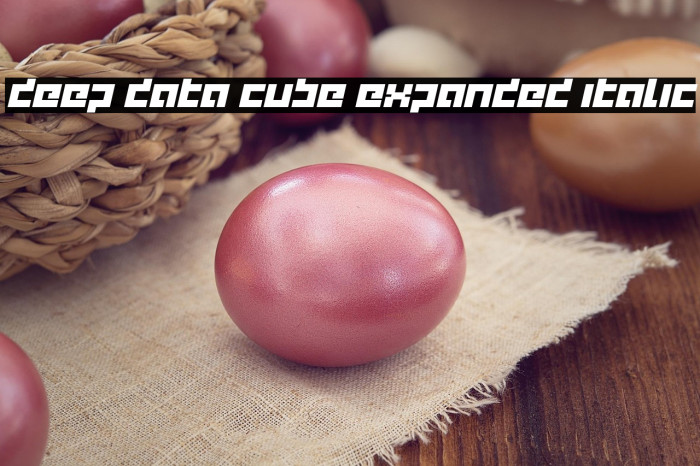 deep data cube expanded italic Example 3