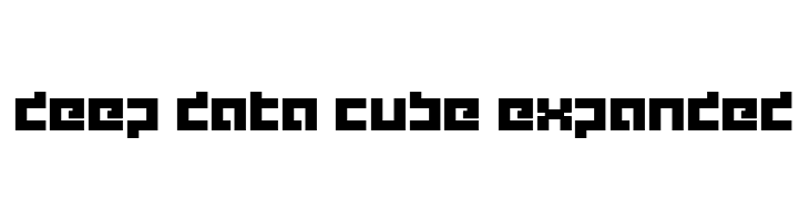deep data cube expanded  Frei Schriftart Herunterladen