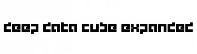 deep data cube expanded  नि: शुल्क फ़ॉन्ट्स डाउनलोड