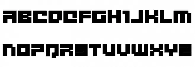 deep data cube expanded Schriftart Groß