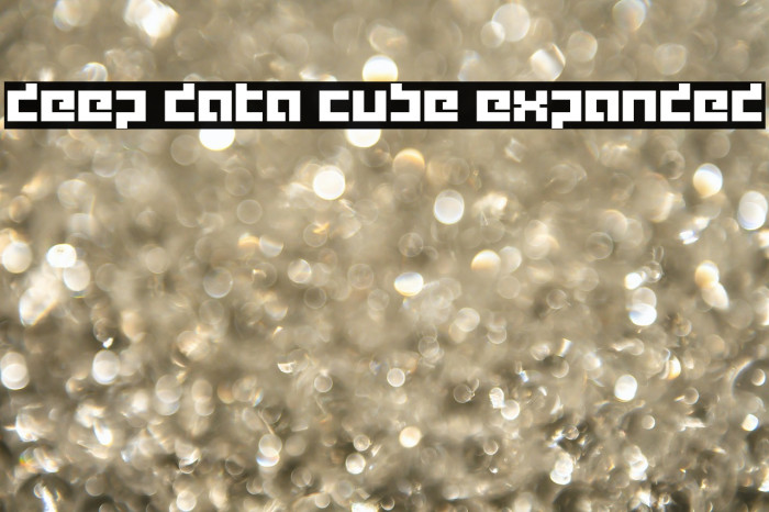 deep data cube expanded Example 1